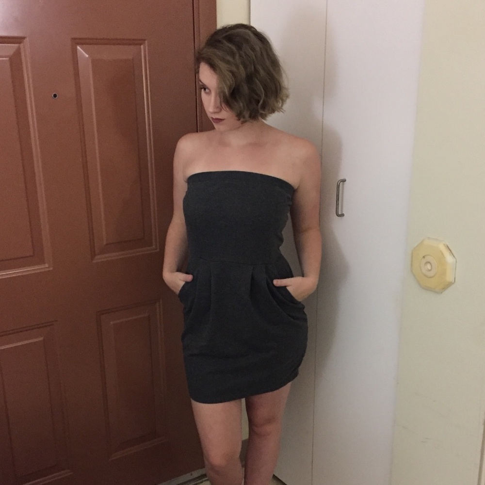 Charlotte russe strapless dress